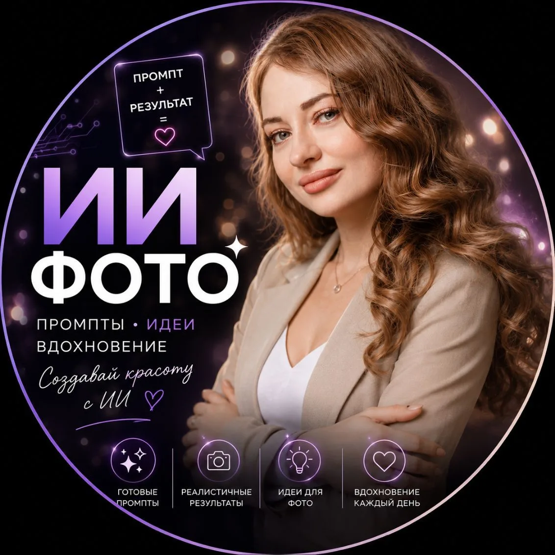 ИИ Фото | Промпты для нейросетей — канал в мессенджере MAX