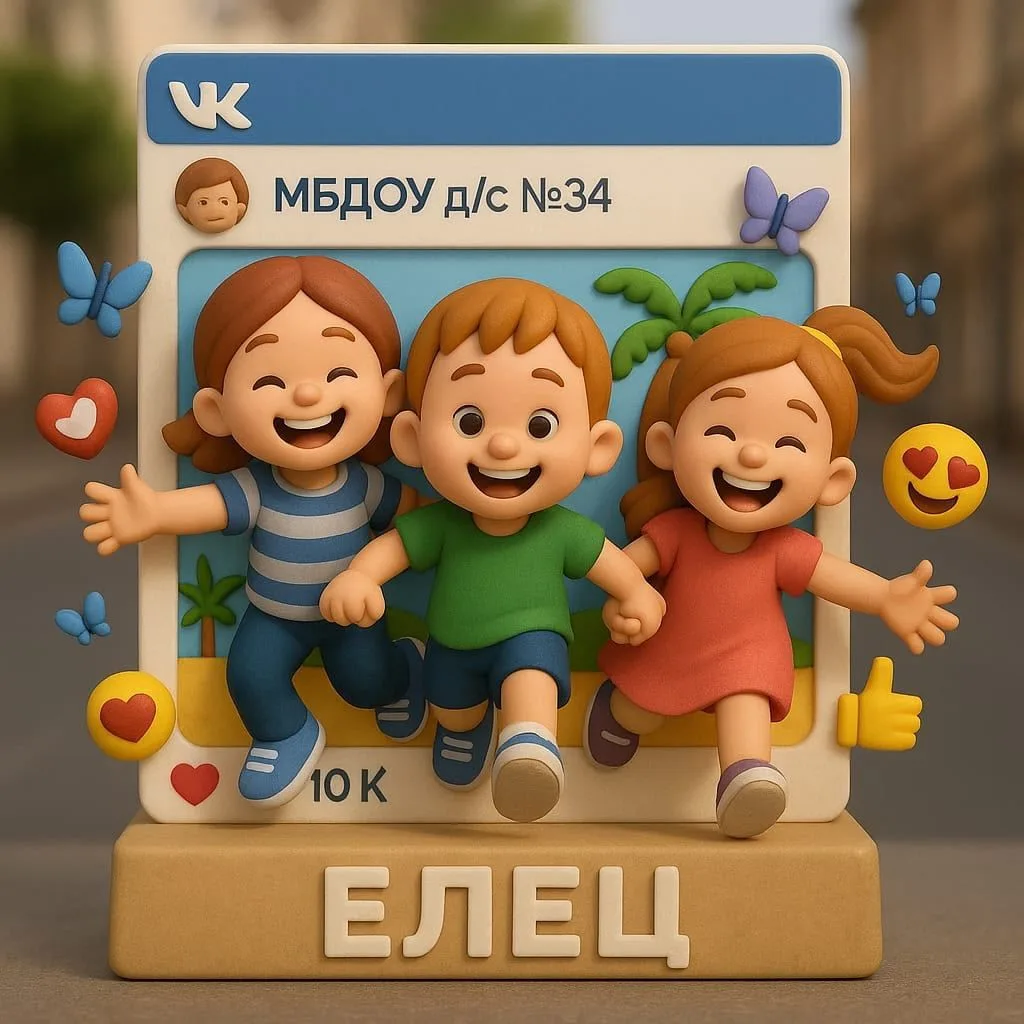 МБДОУ детский сад 34 г. Ельца — канал в мессенджере MAX