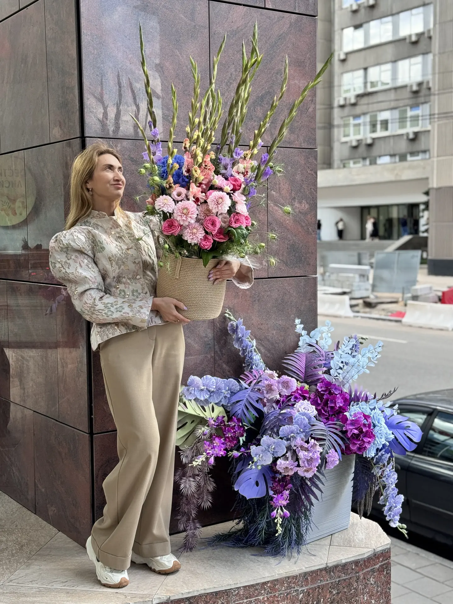 Цветы Москва / Лавочка Тюльпаны