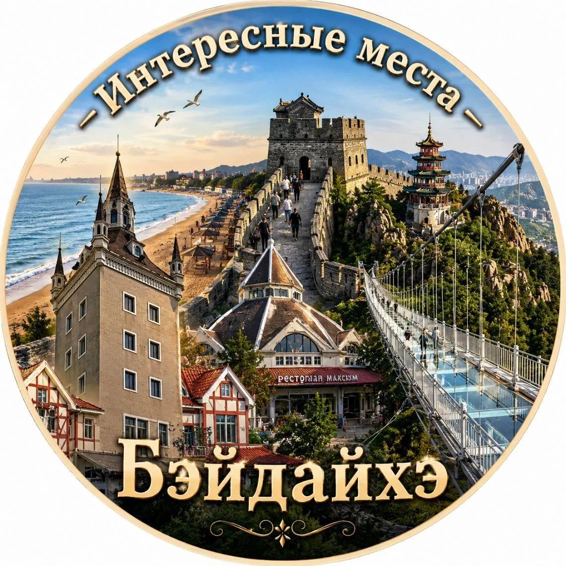 Бэйдайхэ Циньхуандао Интересные места — канал в мессенджере MAX