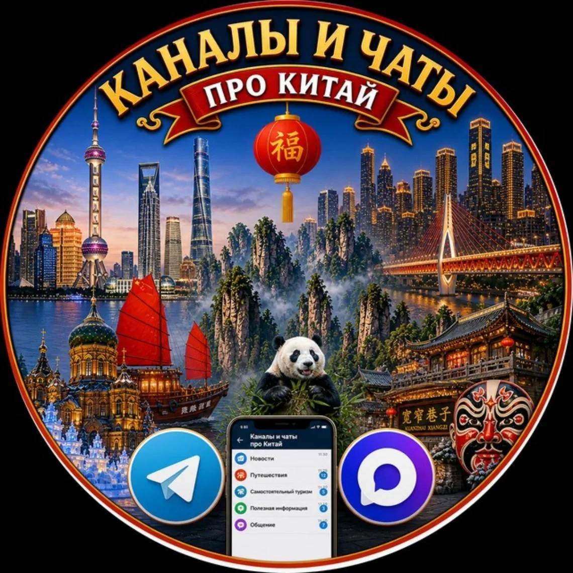 Чаты по Китаю. Китай Самостоятельно — канал в мессенджере MAX