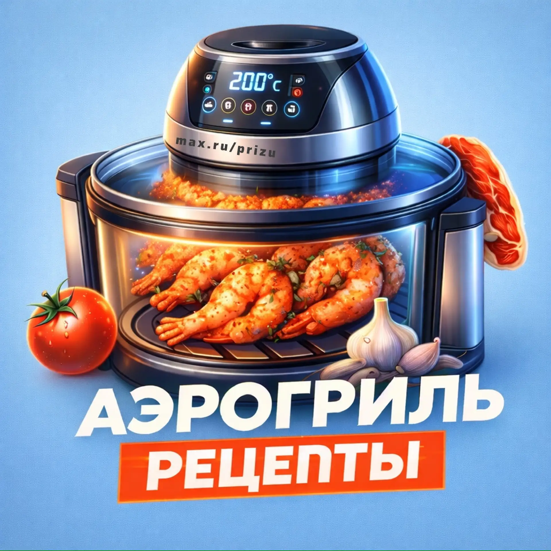 АЭРОГРИЛЬ РЕЦЕПТЫ — канал в мессенджере MAX