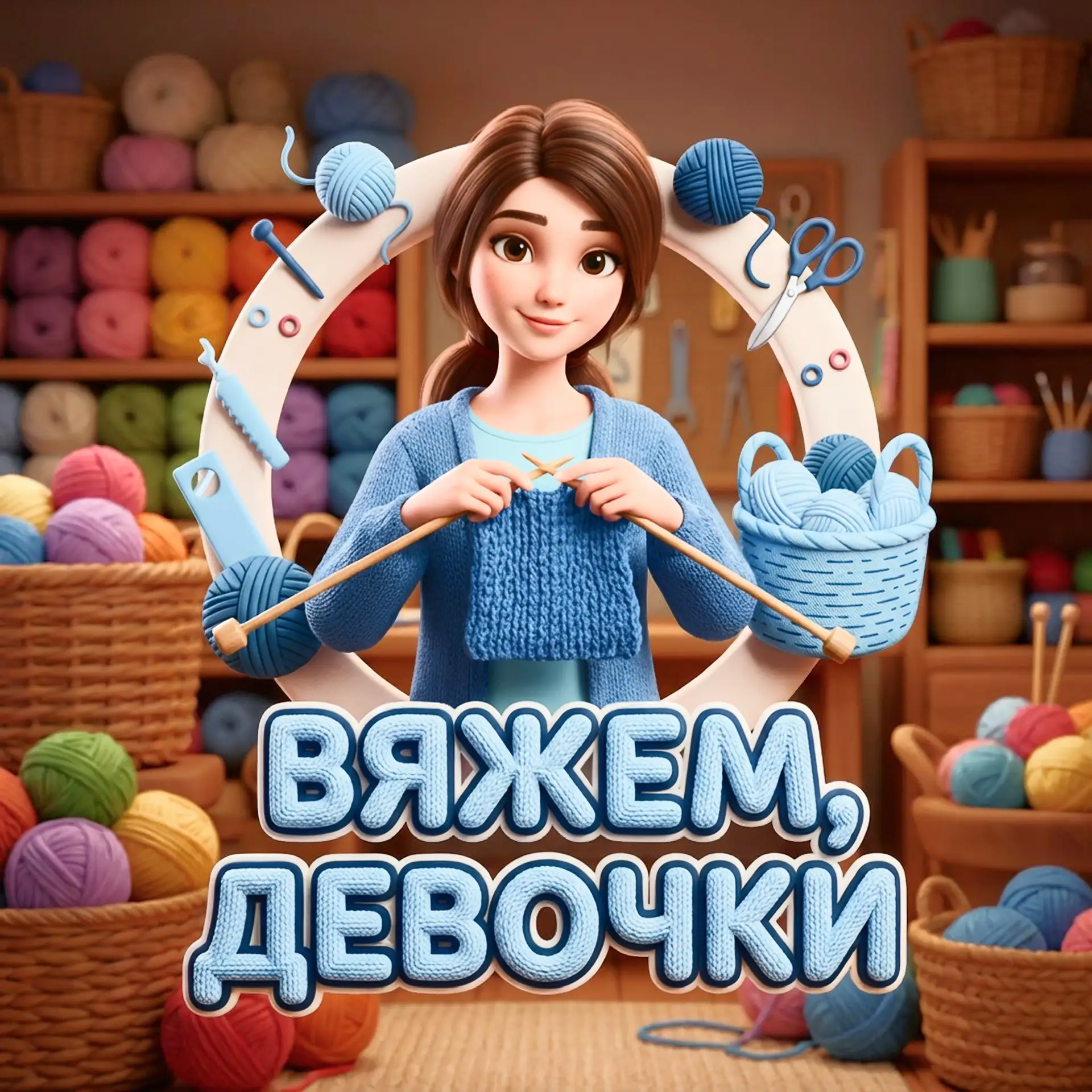 Вяжем, девочки! — канал в мессенджере MAX