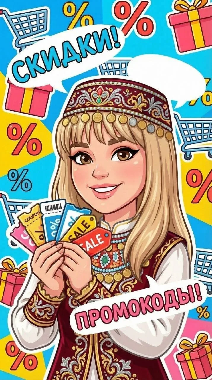 Аватар канала 🛍 Скидки Уфа | Стерлитамак | Башкирия 🔥