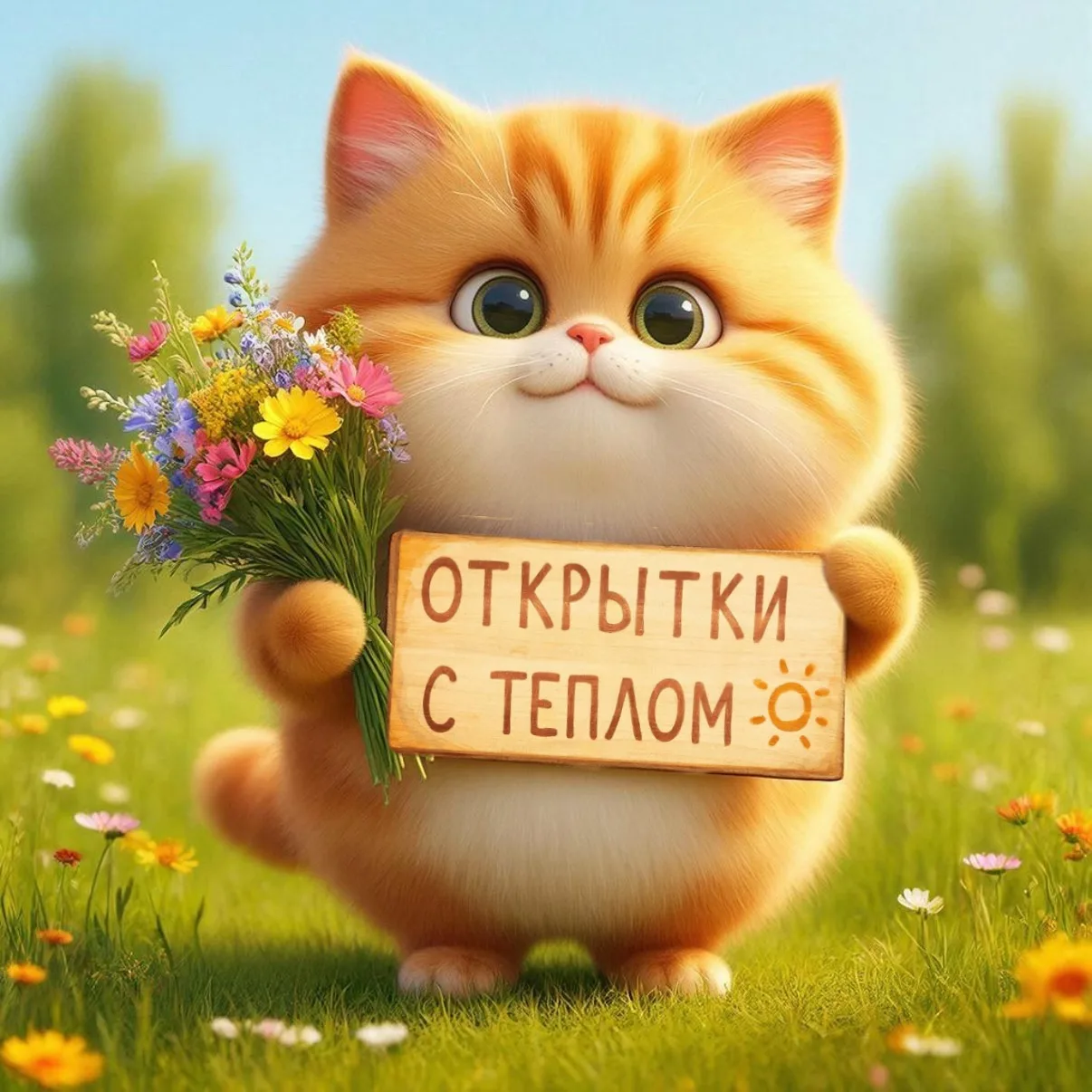 Открытки с теплом☀️