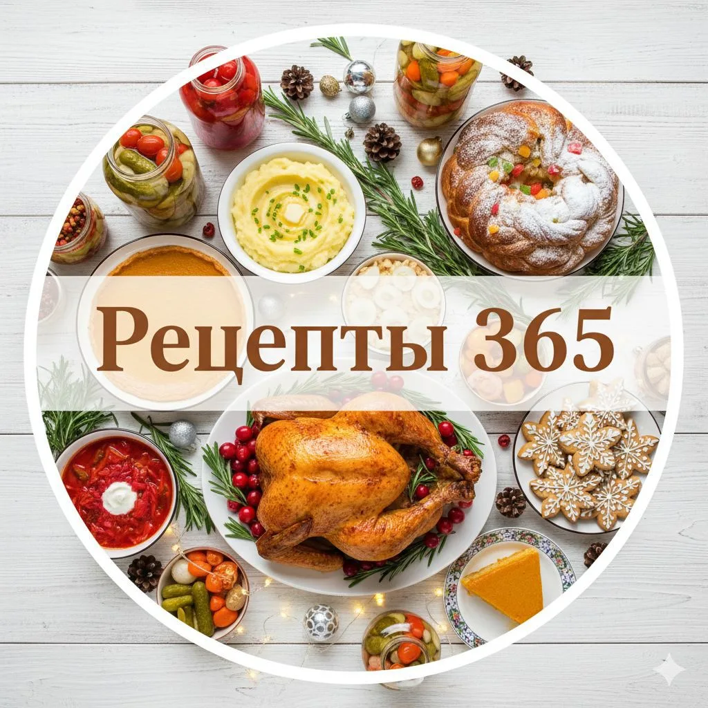 Рецепты 365 | Новогодние | Консервация🍅 | Домашняя кухня🥗 — канал в мессенджере MAX
