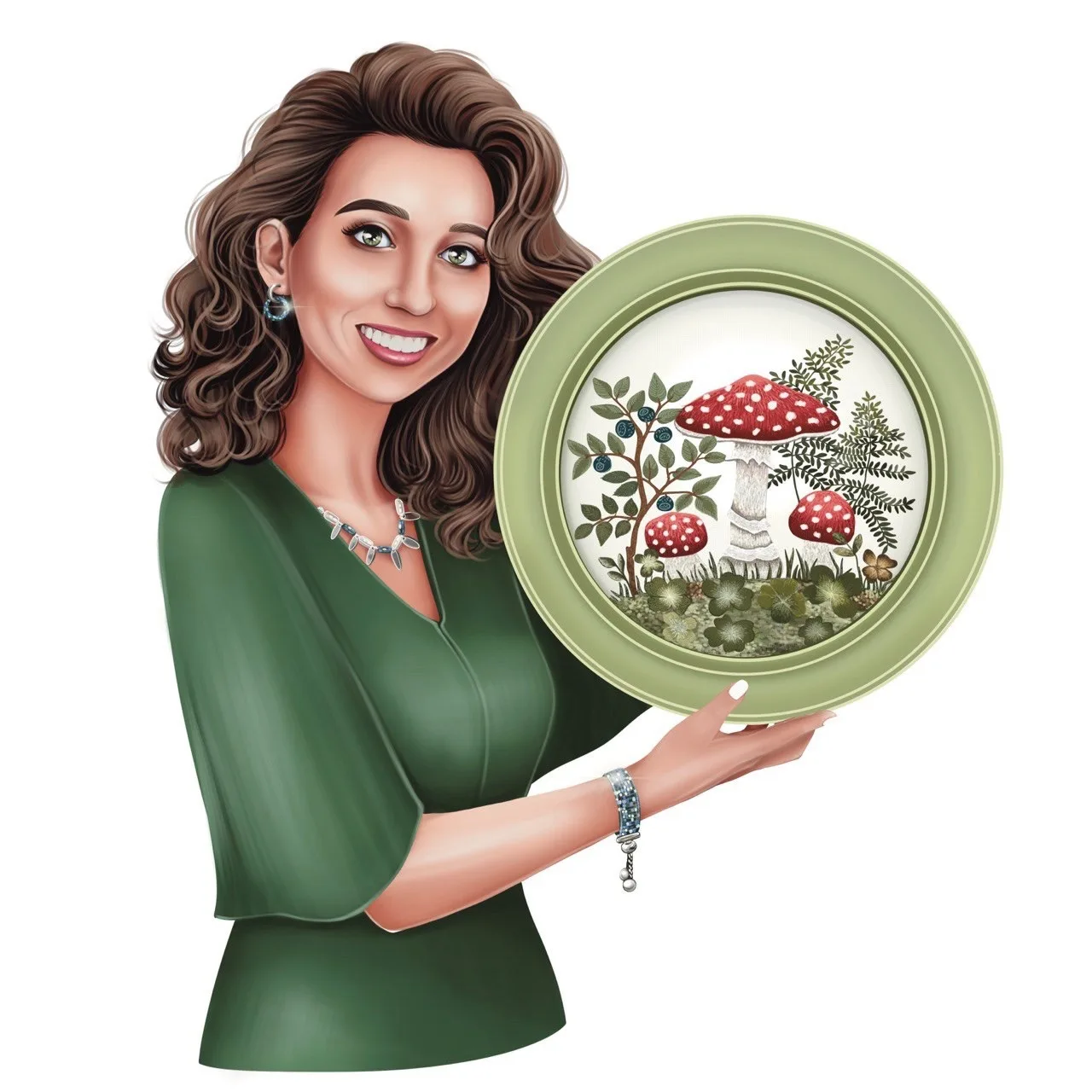 Ботаническая ВЫШИВКА гладью. Ёлкина Юлия