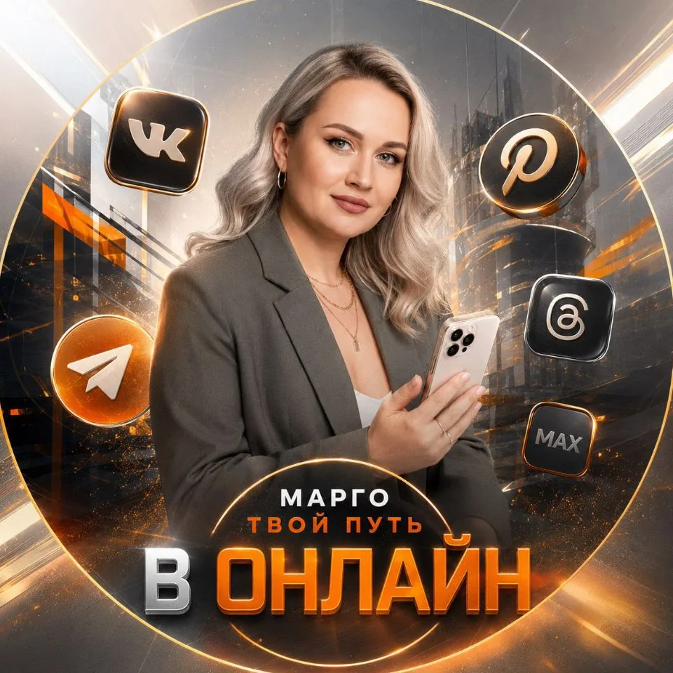 МАРГО•ТВОЙ ПУТЬ В ОНЛАЙН — канал в мессенджере MAX