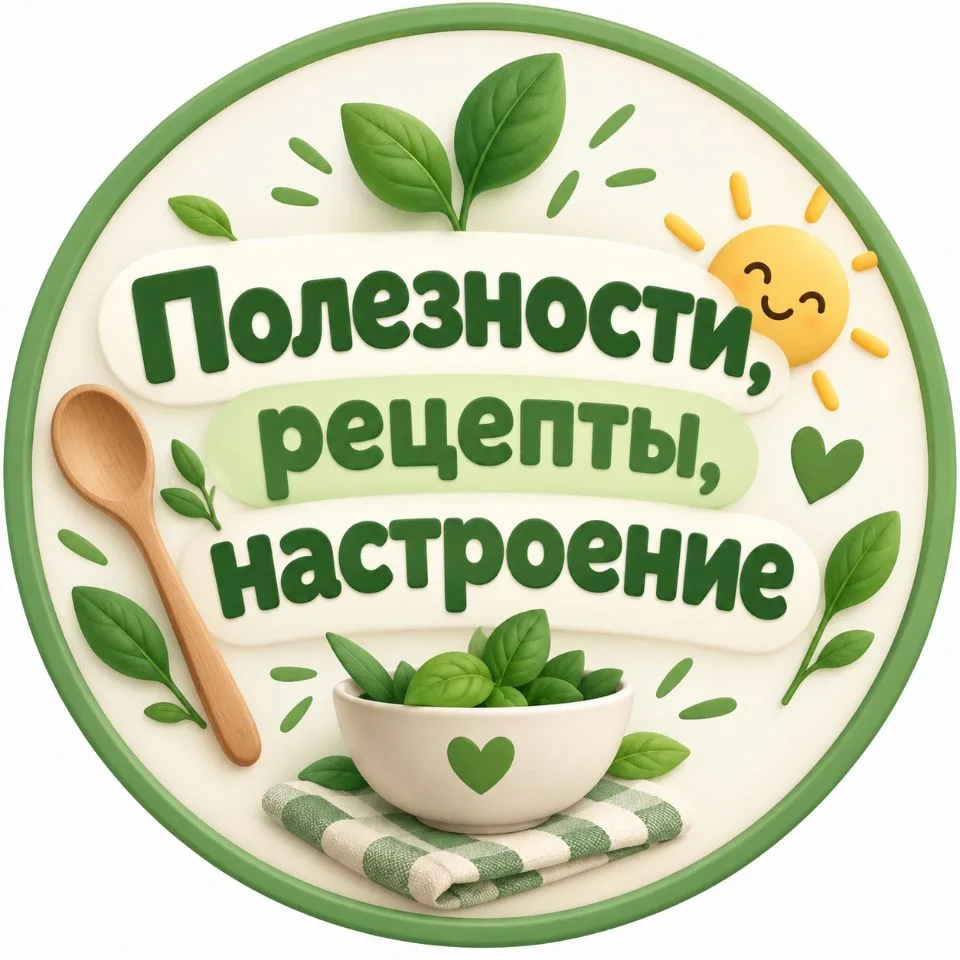 Полезности, рецепты, настроение🥳💯 — канал в мессенджере MAX