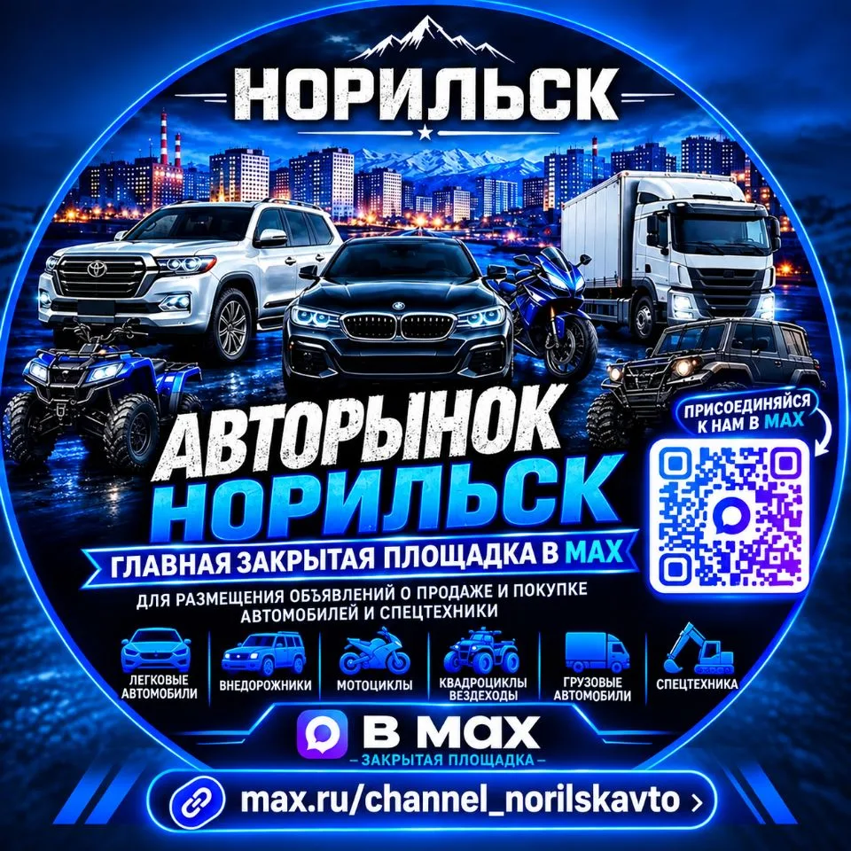🚘 Авторынок Норильск — канал в мессенджере MAX