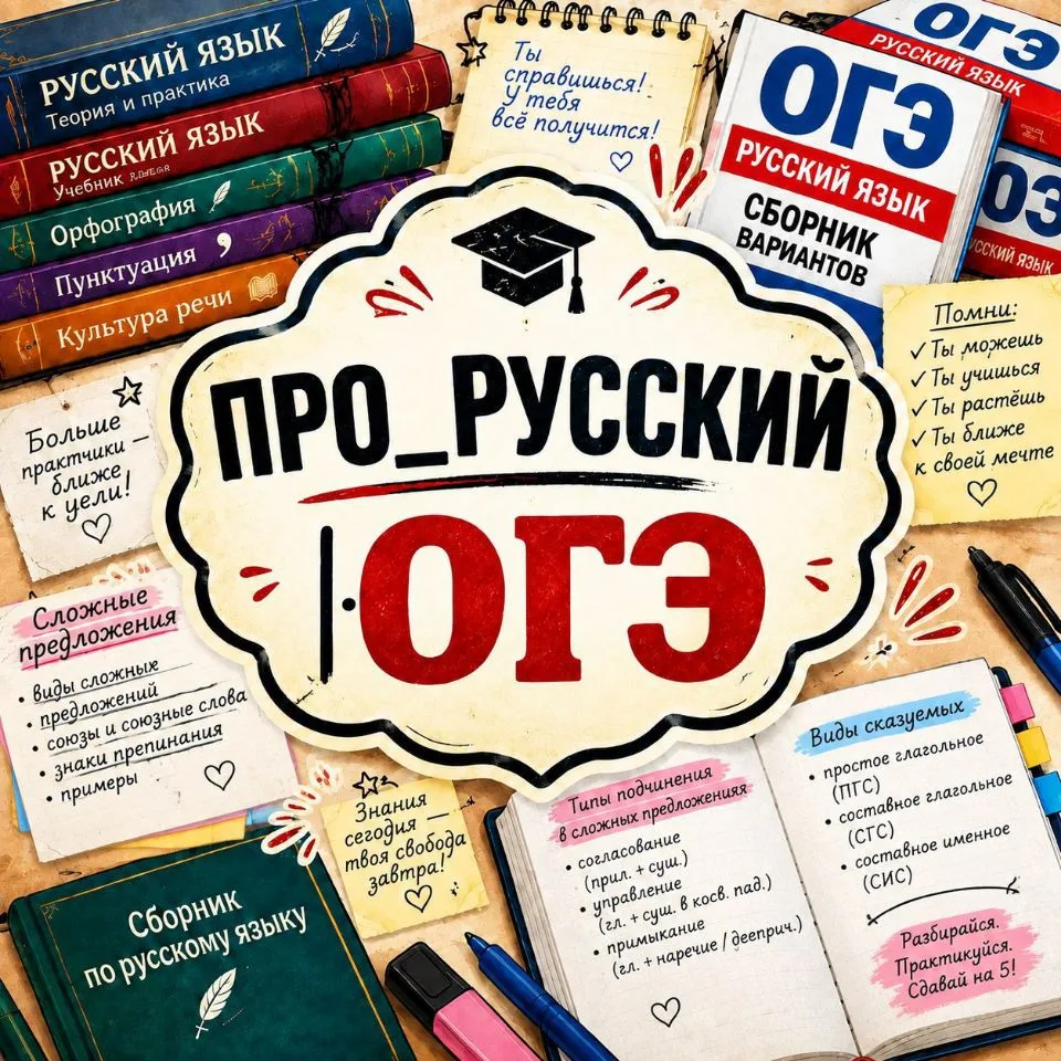 ПРО_РУССКИЙ | ОГЭ — канал в мессенджере MAX