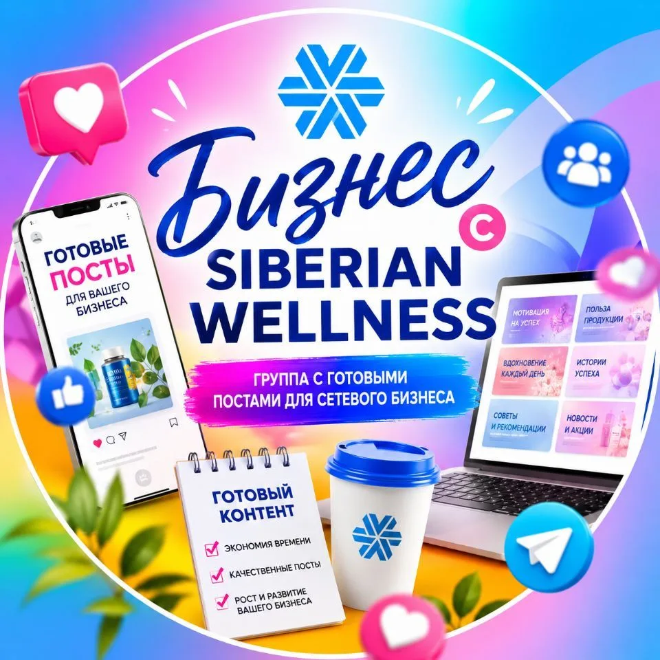 БИЗНЕС с Siberian Wellness — канал в мессенджере MAX