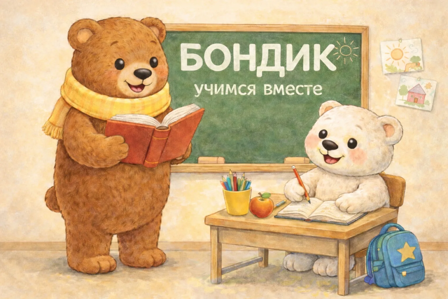 Бондик. Учимся вместе — канал в мессенджере MAX