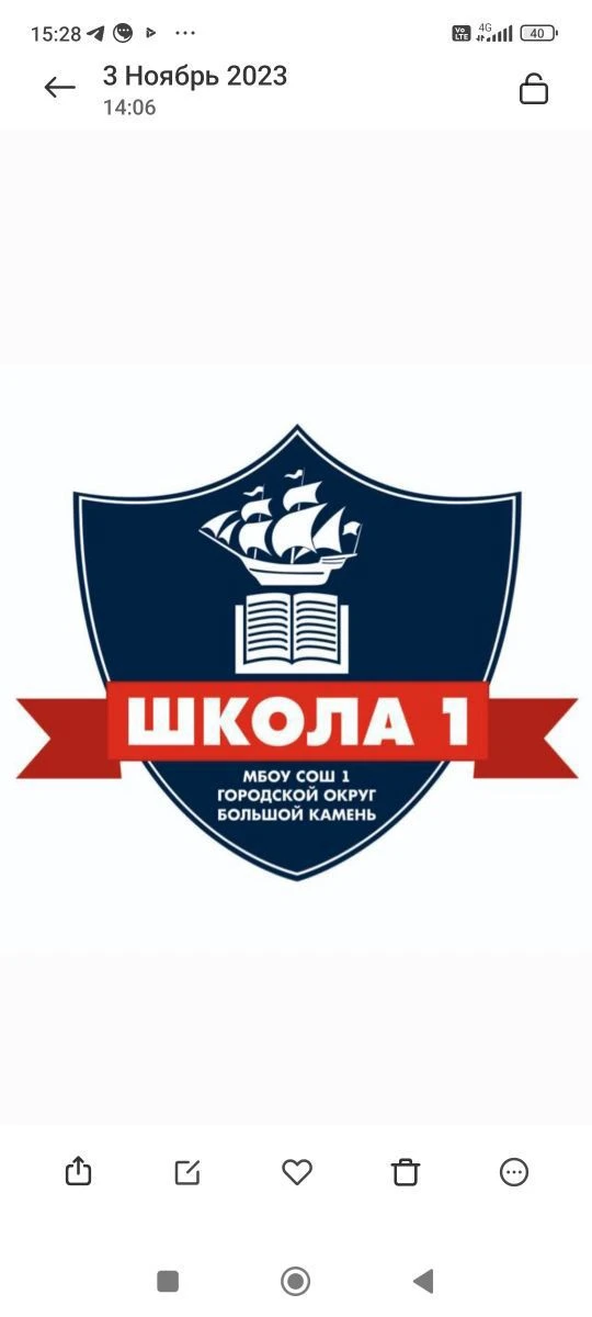 МБОУ СОШ 1 городского округа Большой Камень