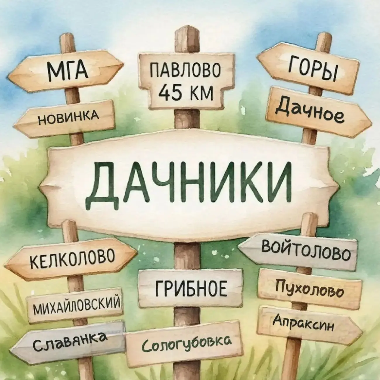 ДАЧНИКИ объявления Мга • Горы • 45км • Келколово — канал в мессенджере MAX