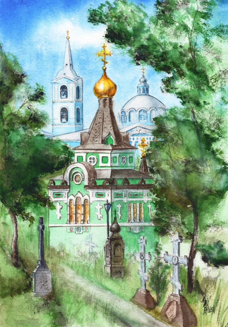 Смоленский храм и Часовня Ксении Блаженной