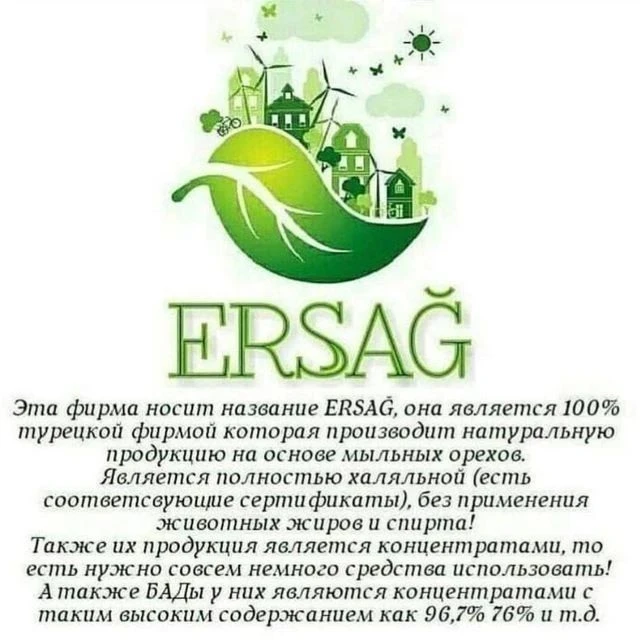 Турецкая компания ERSAG — канал в мессенджере MAX