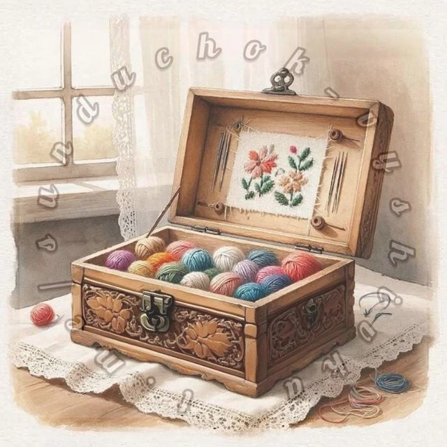 Вышивальный сундучок 🧶
