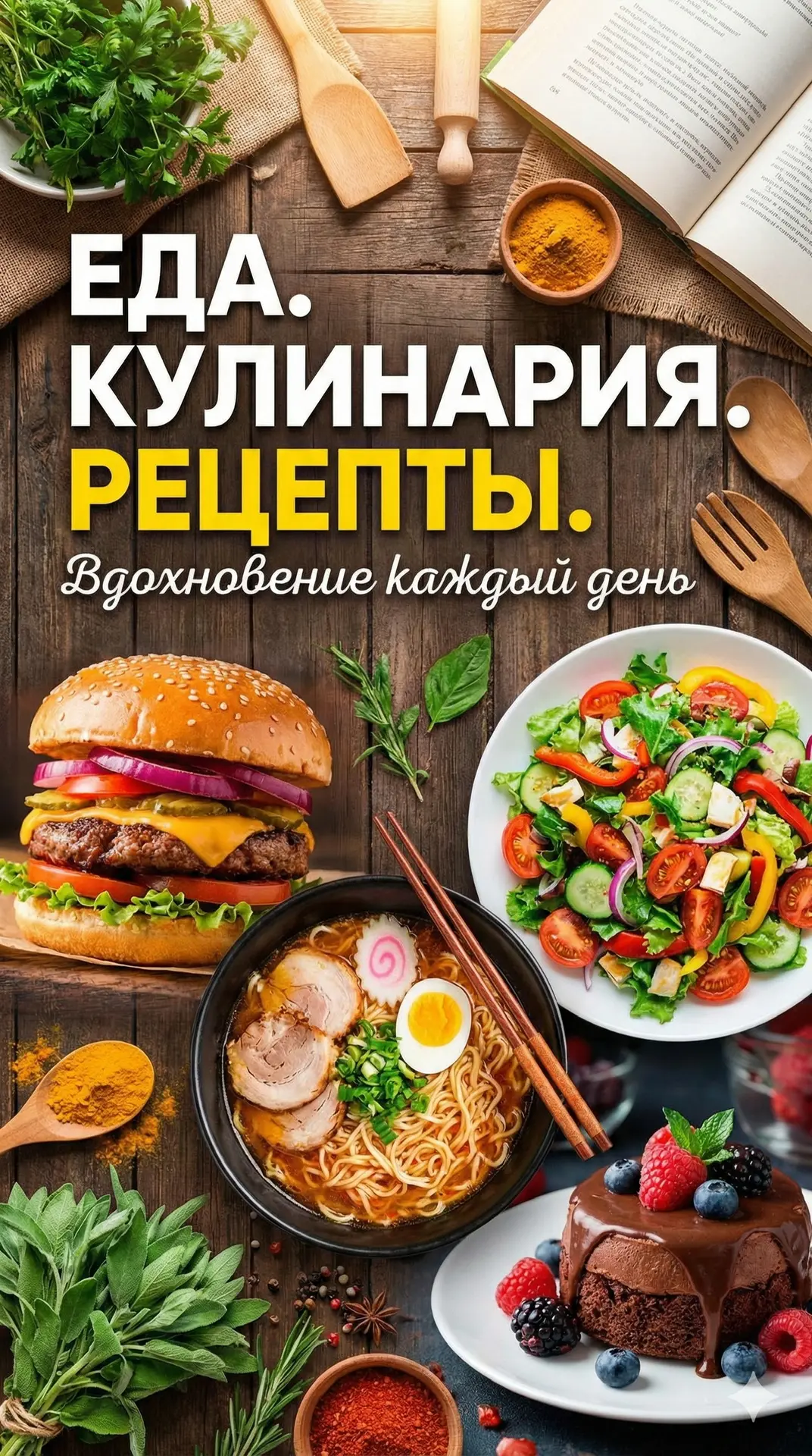 Еда и рецепты — канал в мессенджере MAX