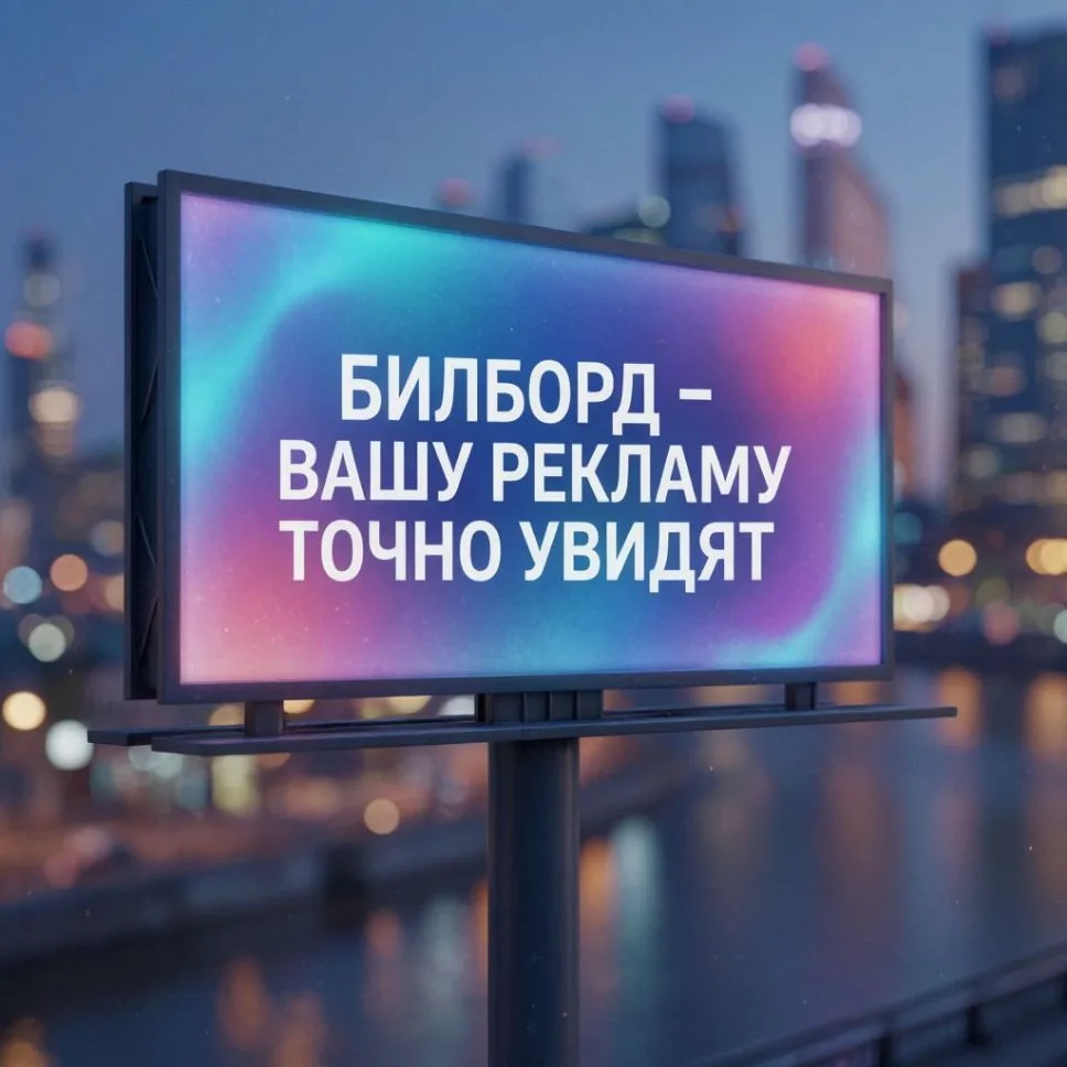 Билборд - Рекламные услуги! — канал в мессенджере MAX