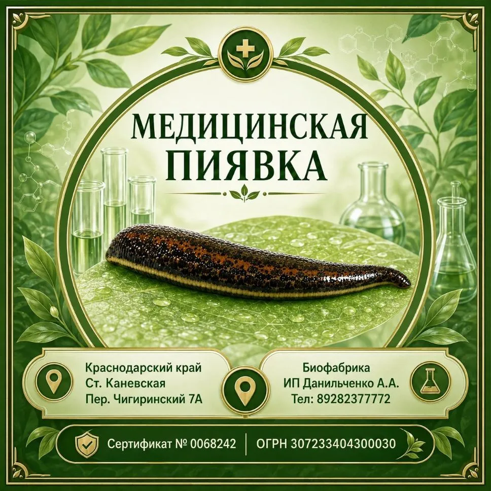 Медицинская пиявка Биофабрика — канал в мессенджере MAX