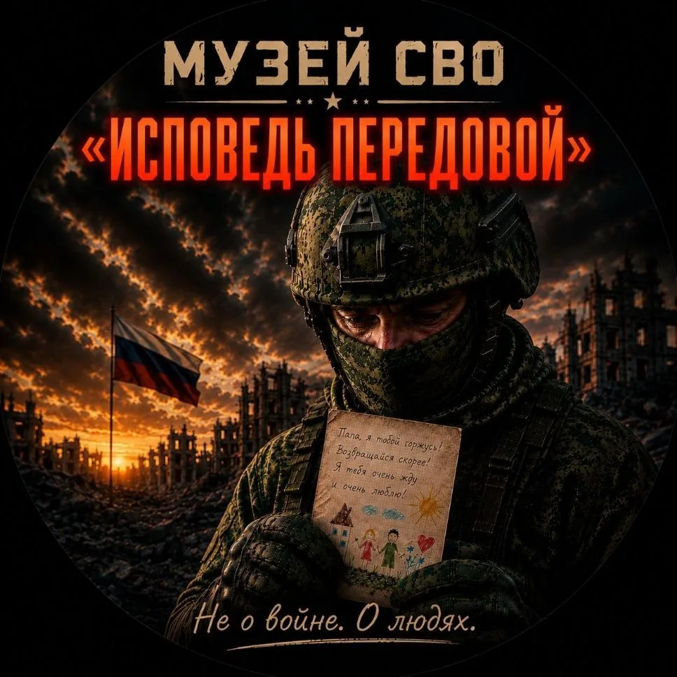 Музей СВО «ИСПОВЕДЬ ПЕРЕДОВОЙ » — канал в мессенджере MAX