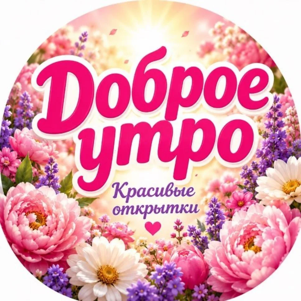 Доброе утро • Красивые открытки • Зефир Медиа — канал в мессенджере MAX