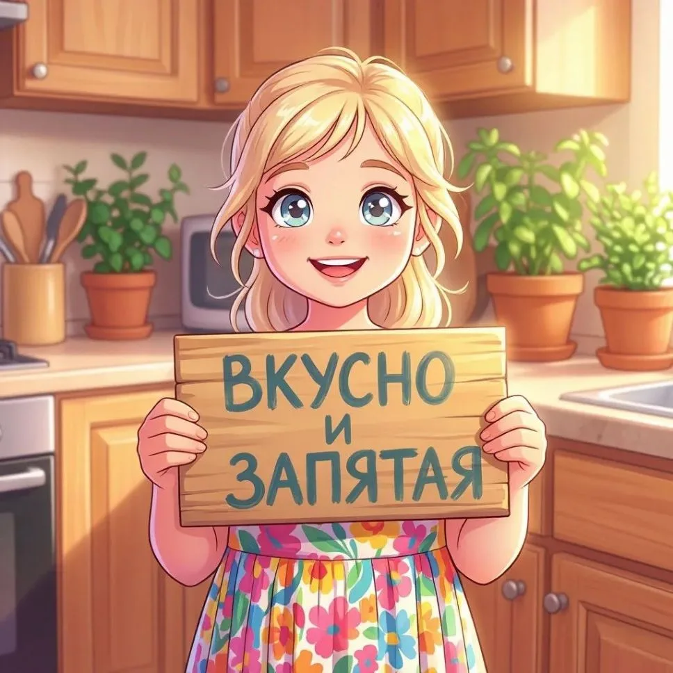 Вкусно и запятая — канал в мессенджере MAX