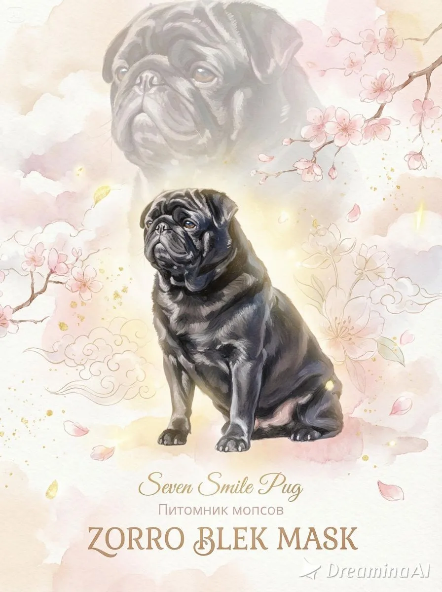 Мопс🐶, щенки -Питомник мопсов