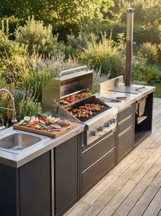 ХомиДоми - уличные гриль кухни, барбекю зоны