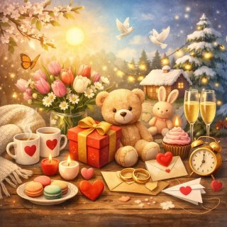 Авторские открытки и поздравления здесь