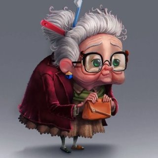 Бабуся в кунсткамере