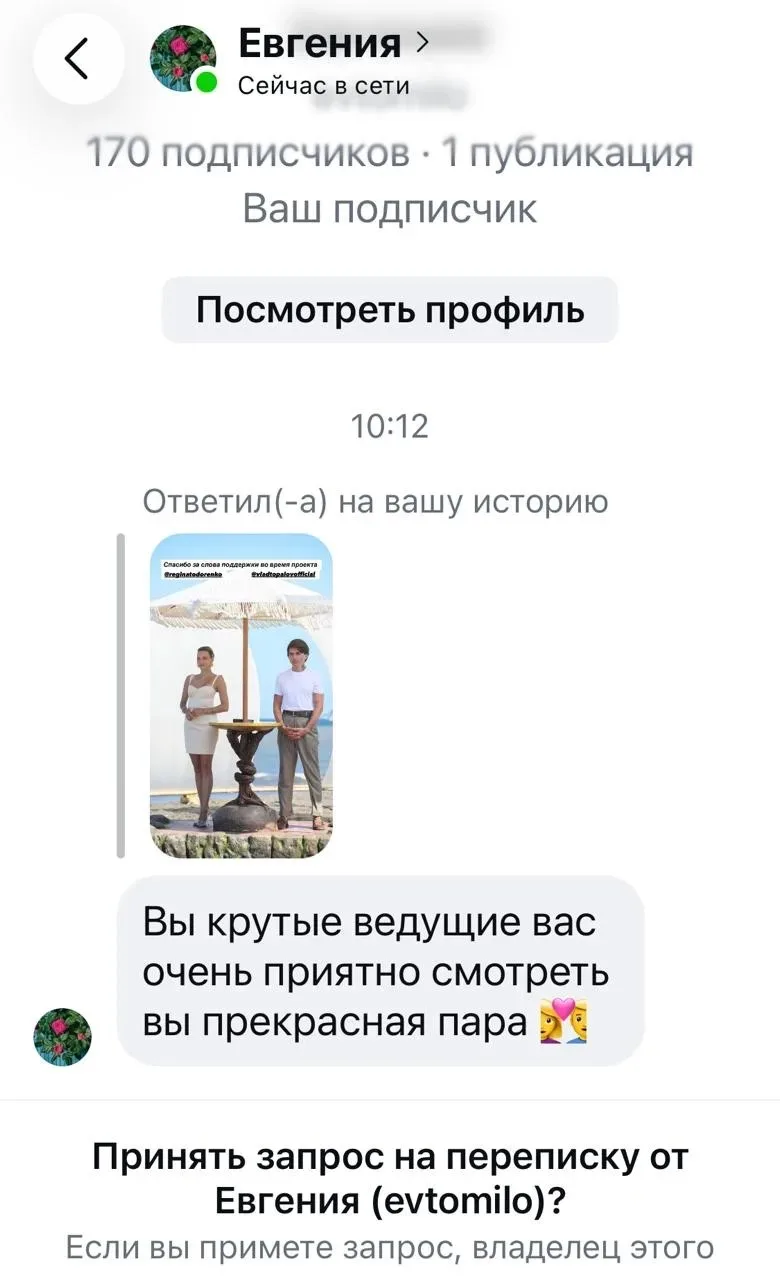 Изображение из сообщения канала