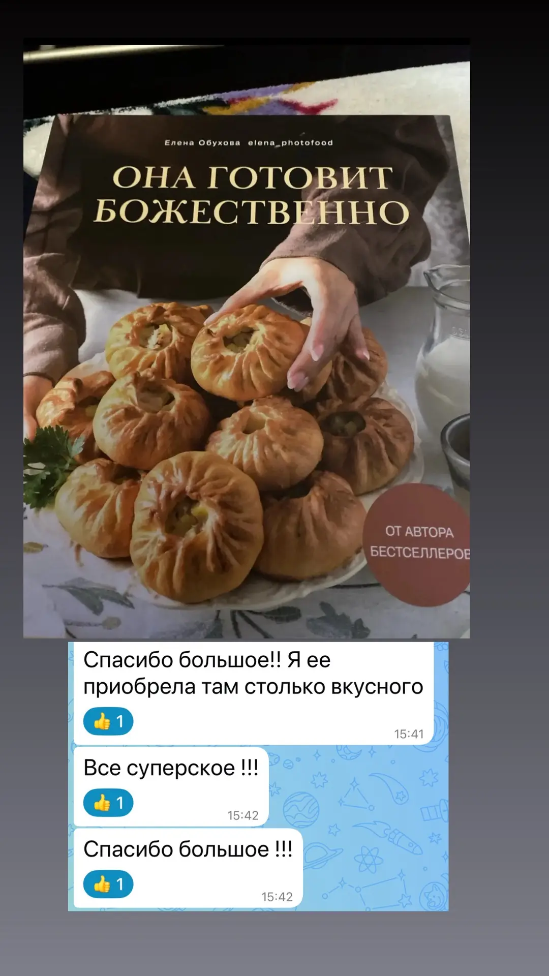 Изображение из сообщения канала