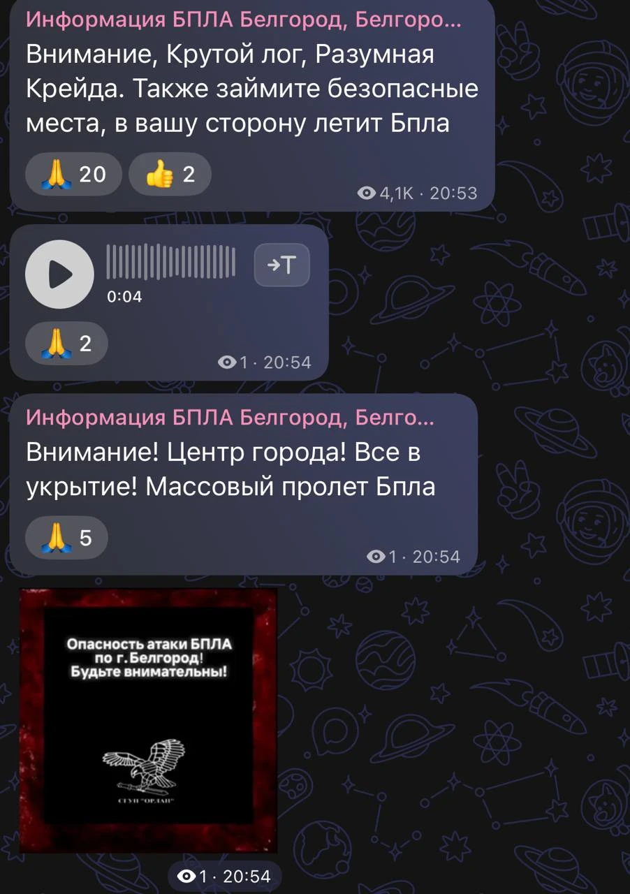 Изображение из сообщения канала