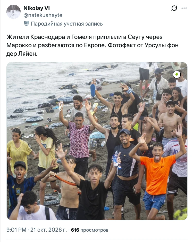 Изображение из сообщения канала
