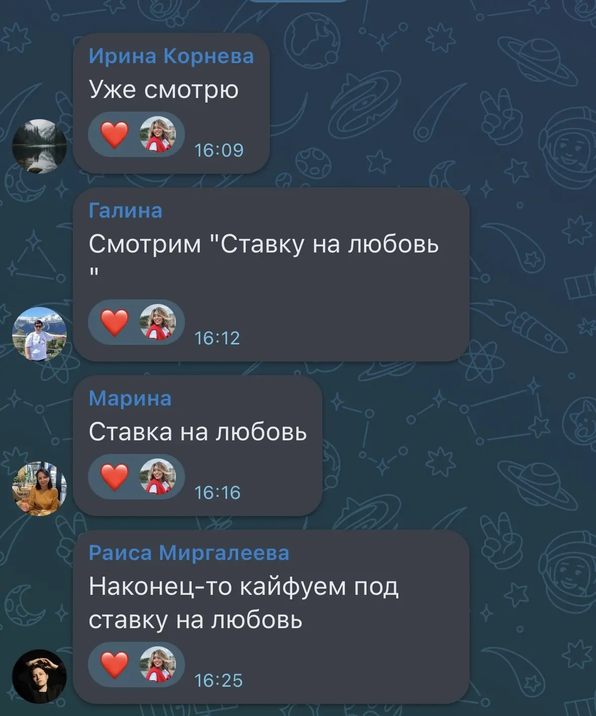 Изображение из сообщения канала