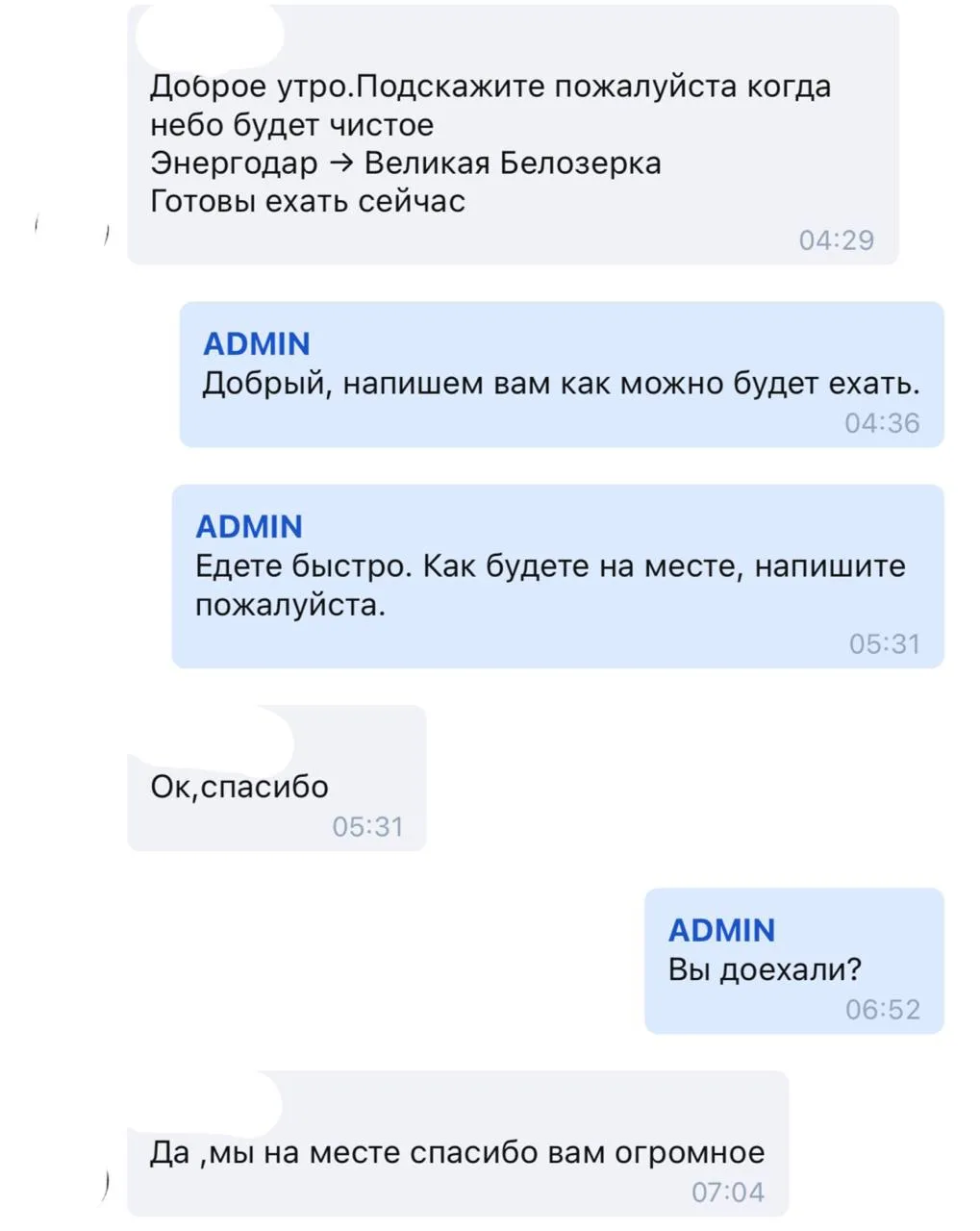 Изображение из сообщения канала