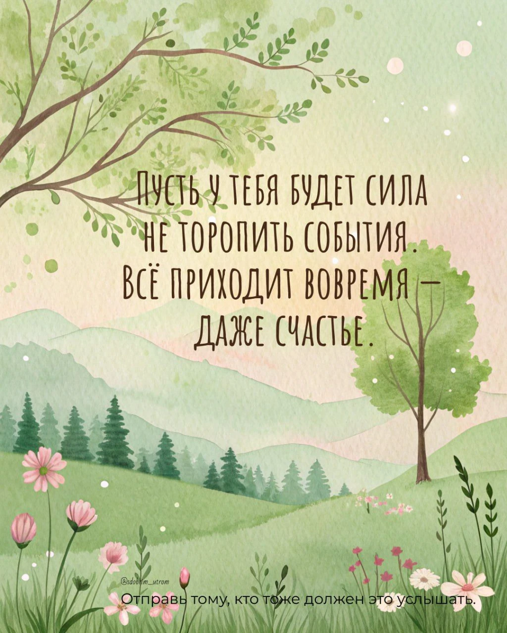 Изображение из сообщения канала