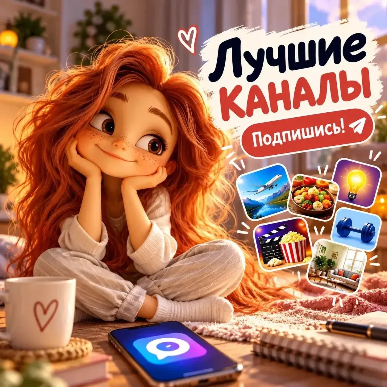 Изображение из сообщения канала