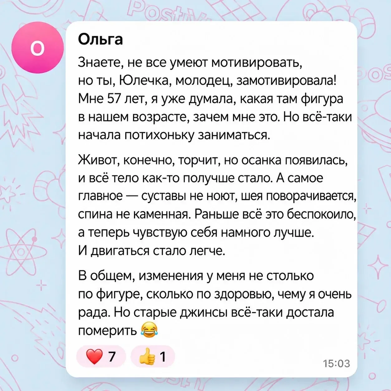 Изображение из сообщения канала