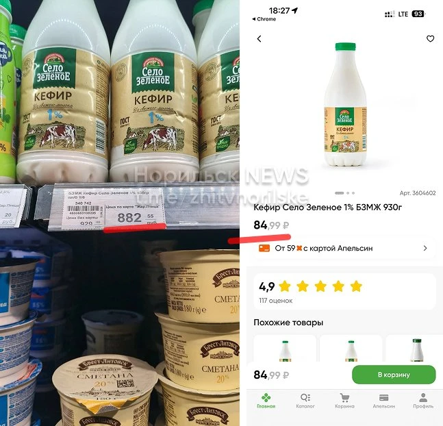 Изображение из сообщения канала
