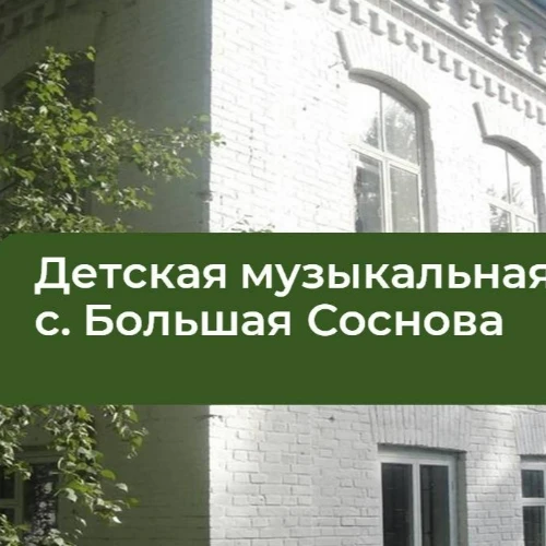 Детская музыкальная школа с. Большая Соснова