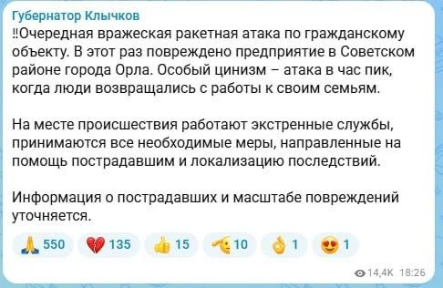 Изображение из сообщения канала