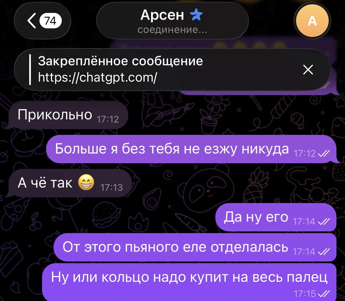 Изображение из сообщения канала