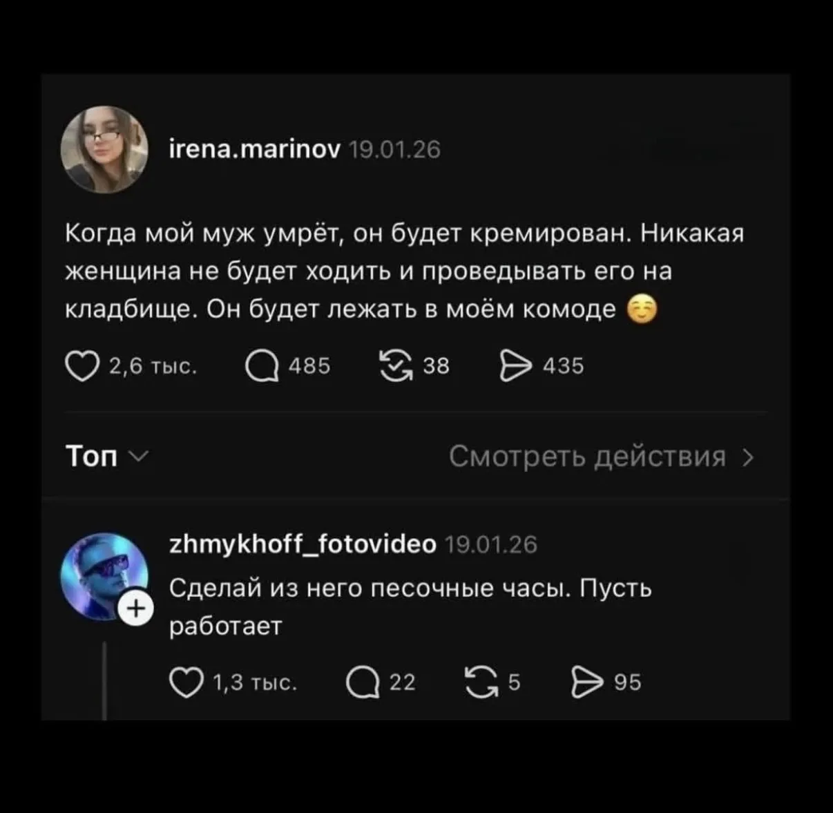 Изображение из сообщения канала