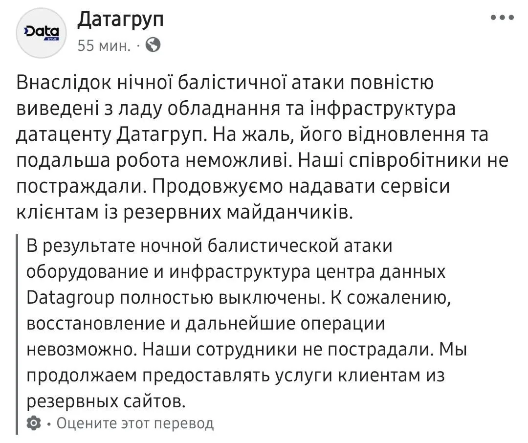 Изображение из сообщения канала