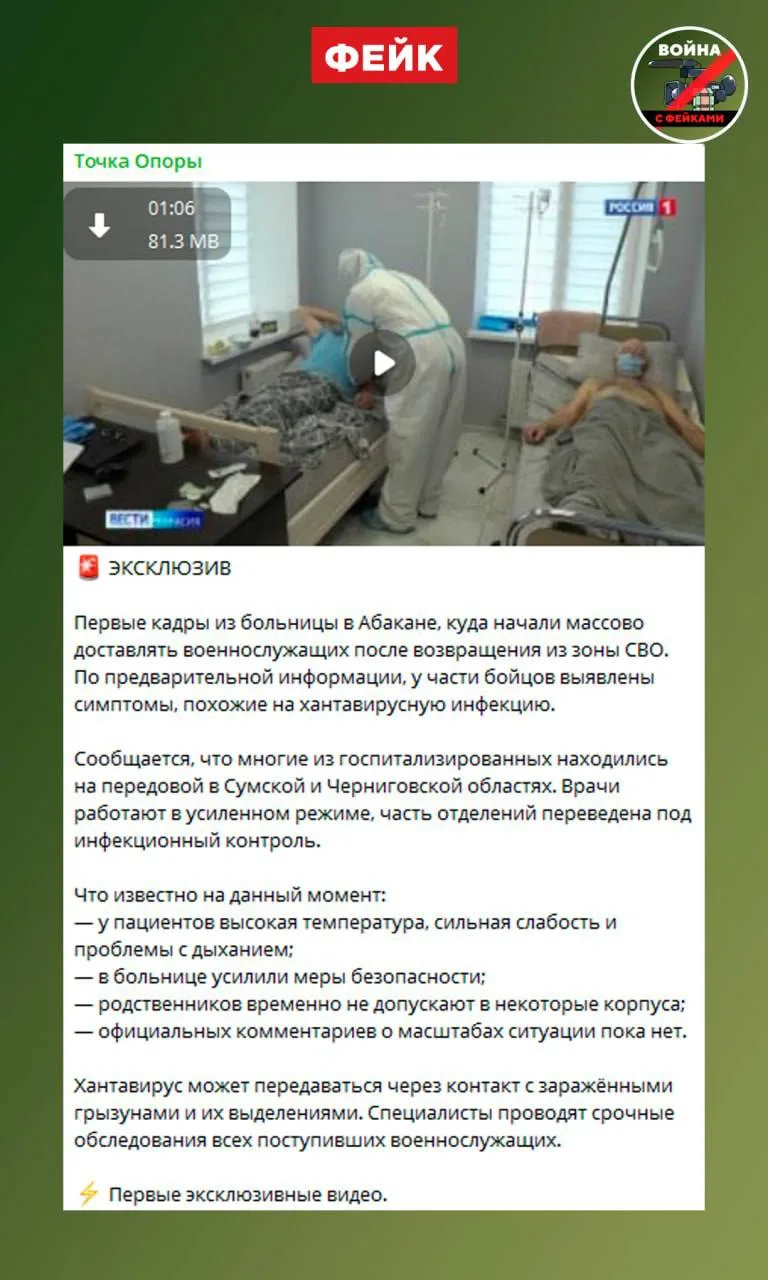 Изображение из сообщения канала