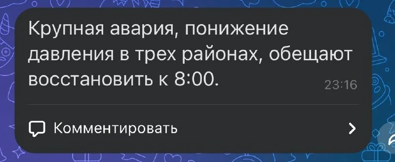Изображение из сообщения канала