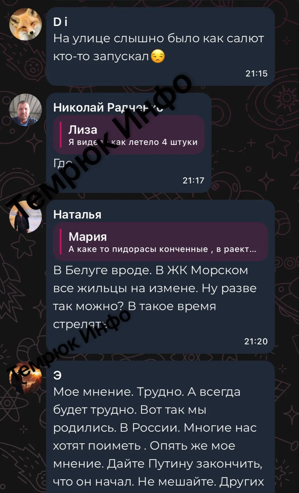 Изображение из сообщения канала